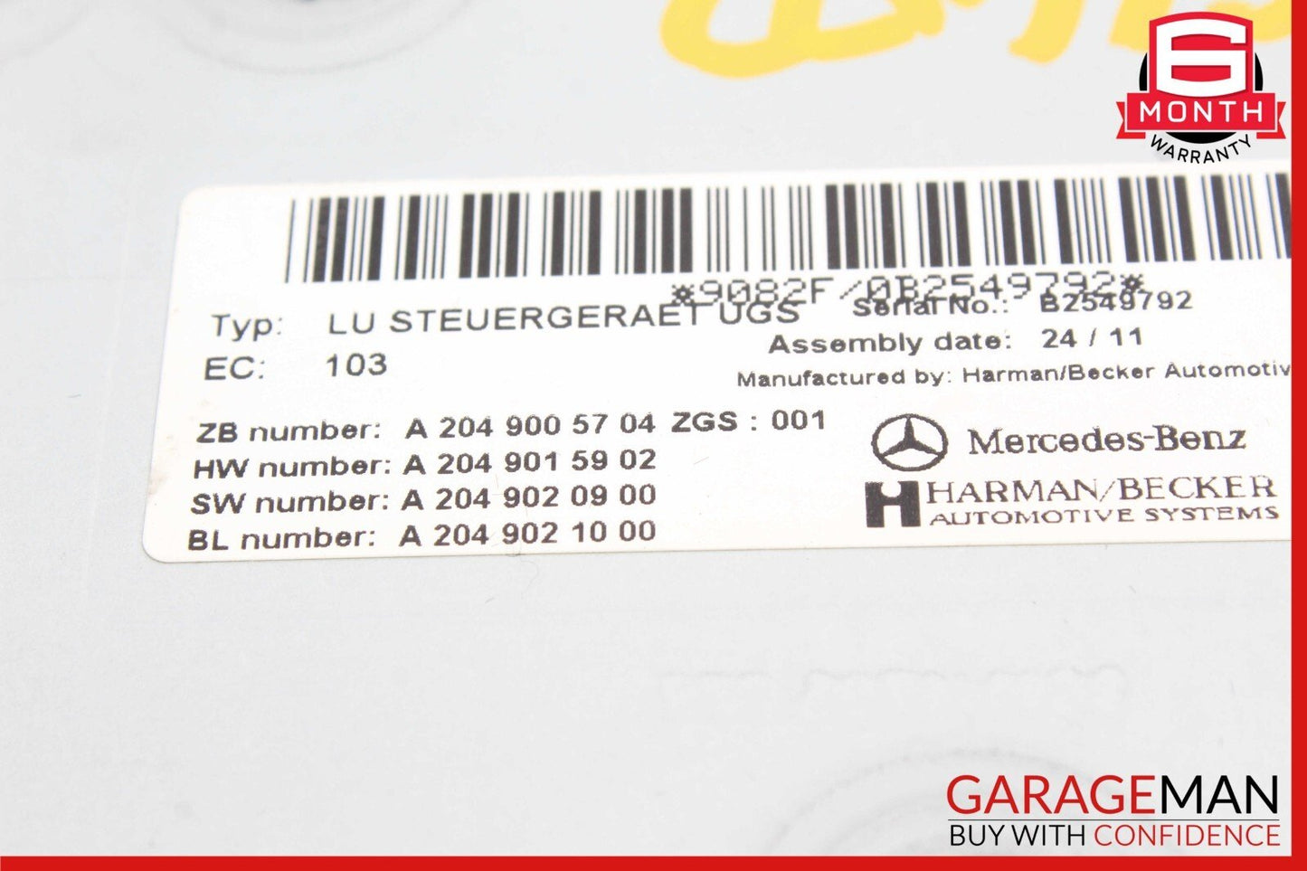 05-14 Mercedes R230 SL550 E350 GL550 Communication Interface Module