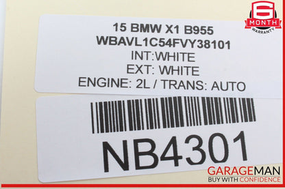 12-15 BMW X1 Rear Left Driver Side Seat Belt Seatbelt Buckle
