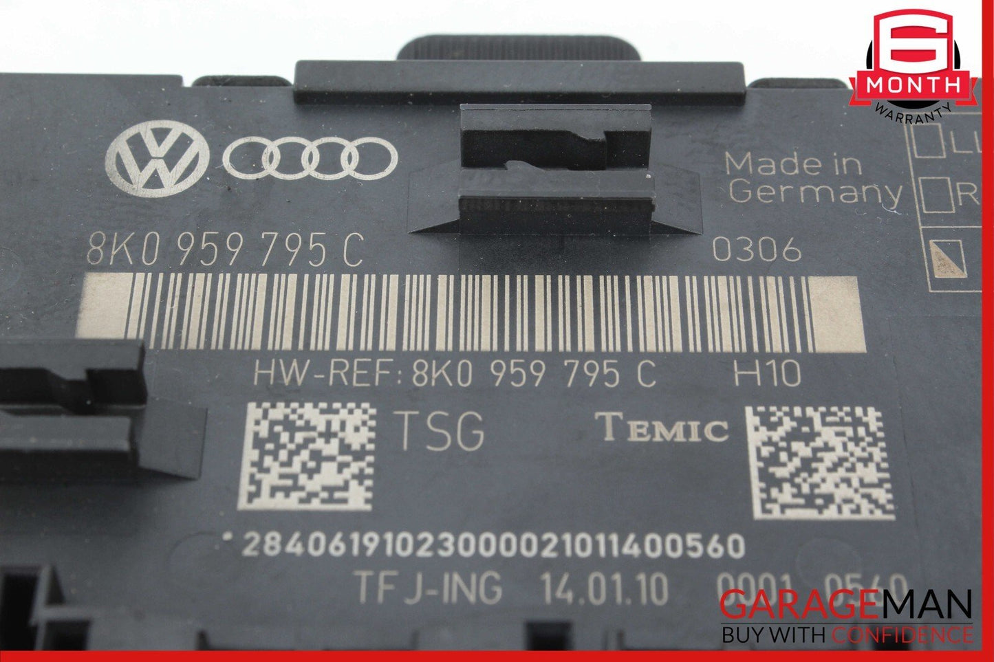 09-10 Audi Q5 Rear Right or Left Side Door Control Module Unit 8K0959795C OEM