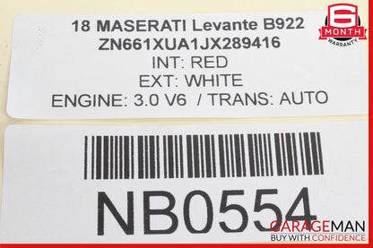 17-20 Maserati Levante Rear Left Driver Side Door Control Module OEM