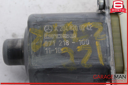 08-14 Mercedes W204 C250 Front Right Passenger Side Door Window Regulator Motor