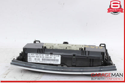 06-13 Mercedes X164 GL450 ML350 A/C AC Heater Climate Control Switch Trim OEM