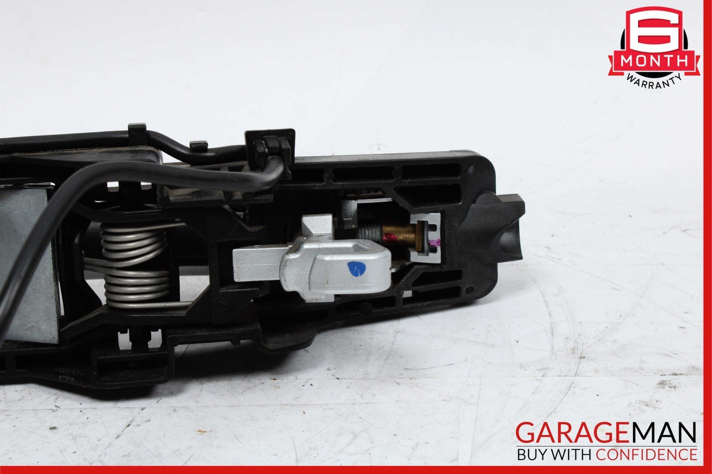 06-11 Mercedes W219 CLS500 Rear Right Passenger Side Exterior Door Handle Silver
