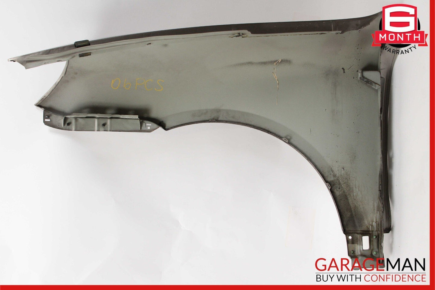 03-06 Porsche Cayenne 955 Front Right Passenger Side Wing Fender Panel Gray OEM