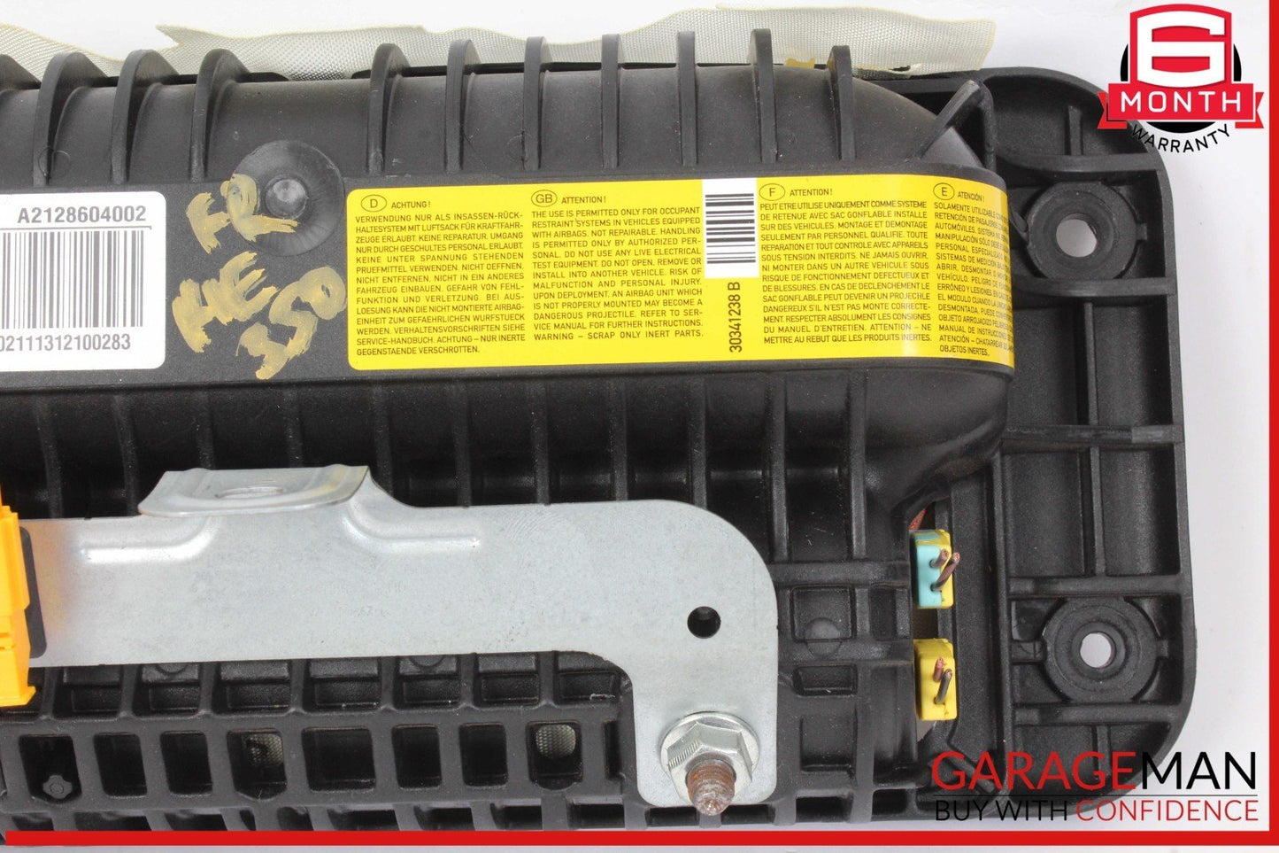 14-16 Mercedes W212 E350 E550 Front Right Side Dashboard Dash Airbag OEM