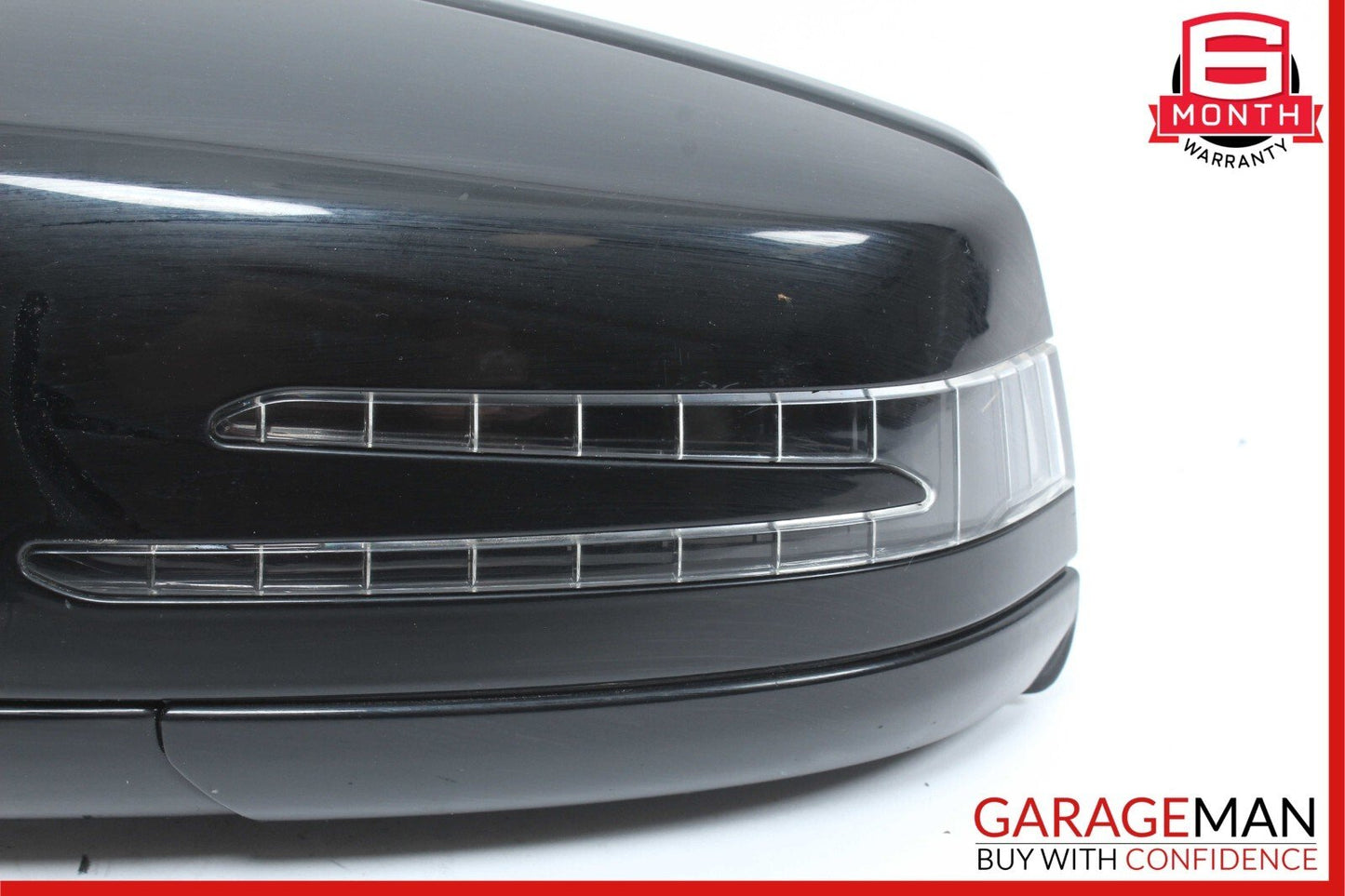 10-13 Mercedes W221 S550 S63 AMG Front Left Side Mirror Door Rear View Black OEM