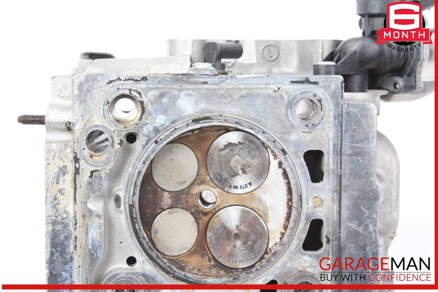 10-13 Mercedes W204 C300 Engine Cylinder Head Left 2720162401 OEM