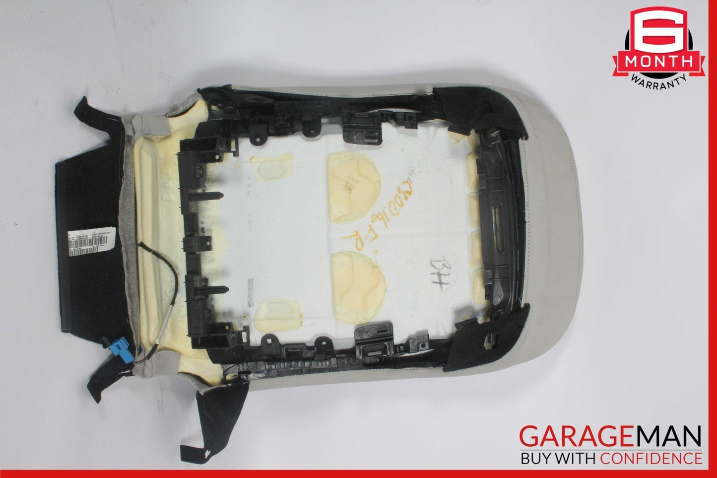 15-20 Mercedes W205 C300 Front Left or Right Top Upper Seat Cushion Cover Grey