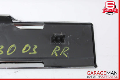 00-06 Mercedes W220 S430 S55 AMG Rear Right Side Door Step Sill Scuff Plate OEM