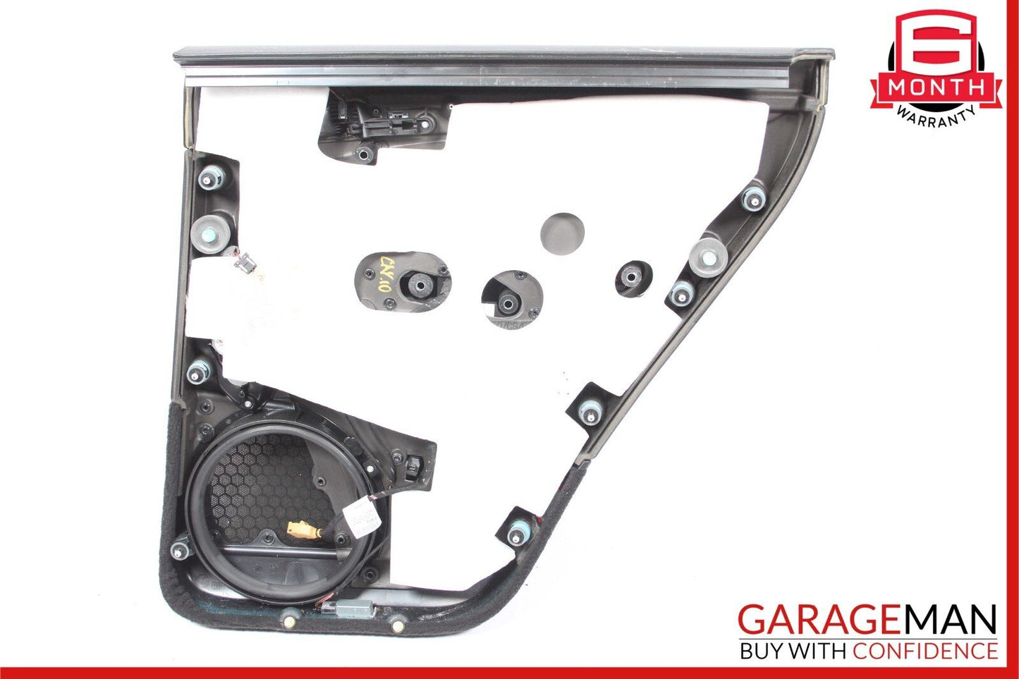 03-10 Porsche Cayenne 955 957 Rear Left Interior Door Panel Trim Cover Black