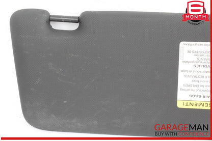 15-18 Audi Q3 Front Left Driver Side Sun Visor Sunvisor Black 8K0857551 OEM