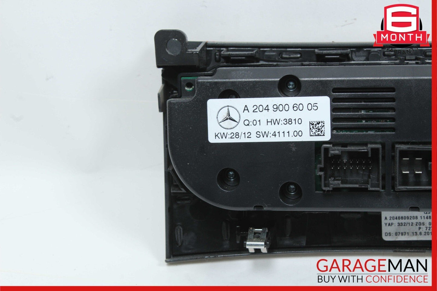 12-14 Mercedes W204 C250 C300 C350 AC A/C Heater Climate Control 2049006005 OEM