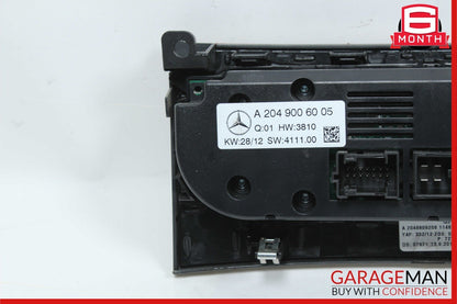 12-14 Mercedes W204 C250 C300 C350 AC A/C Heater Climate Control 2049006005 OEM