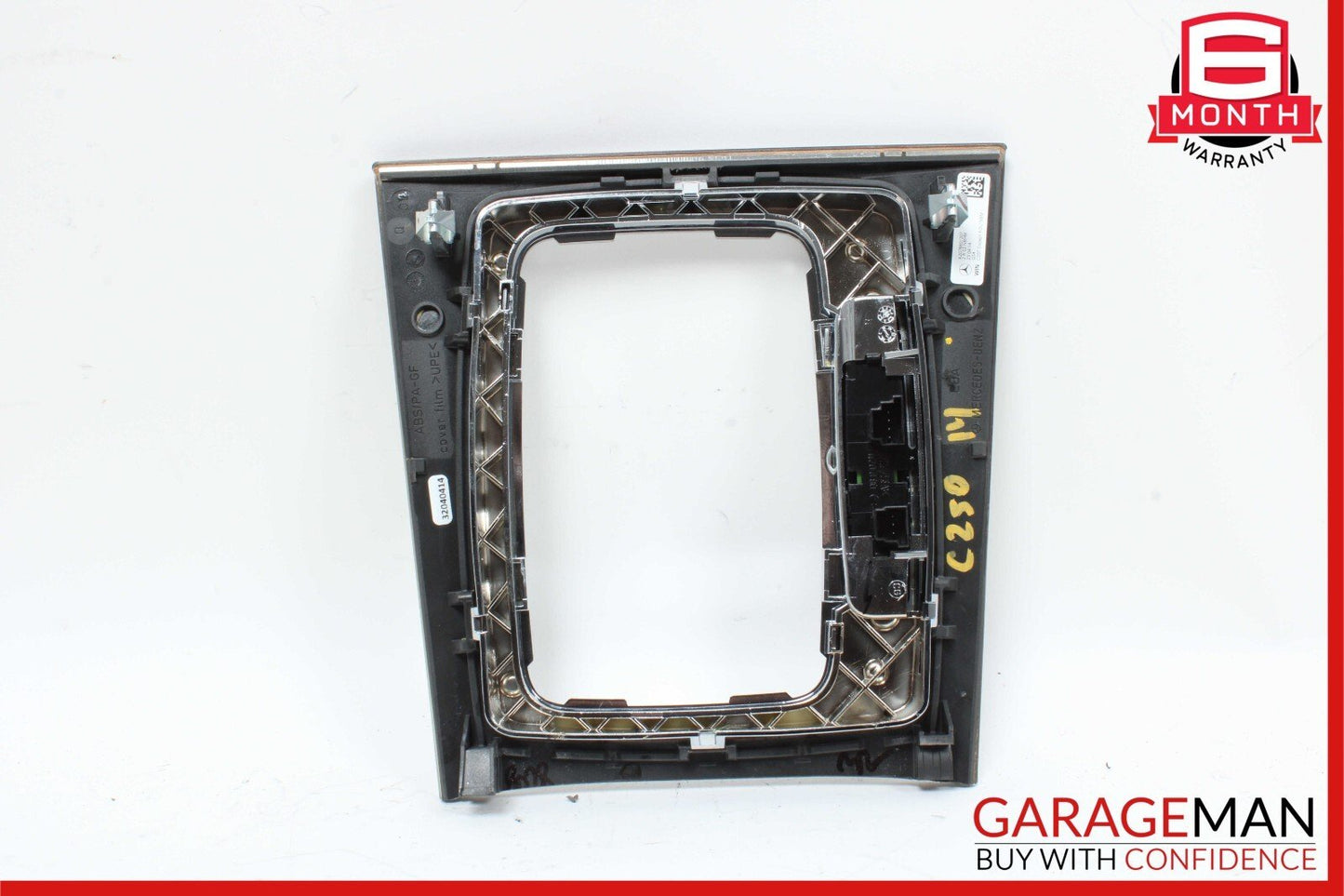 08-14 Mercedes GLK350 C250 Center Console Shift Trim Cover Panel Bezel Assembly