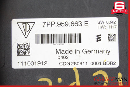 11-17 Porsche Cayenne S 958 Voltage Stabiliser Converter Control Module Unit OEM