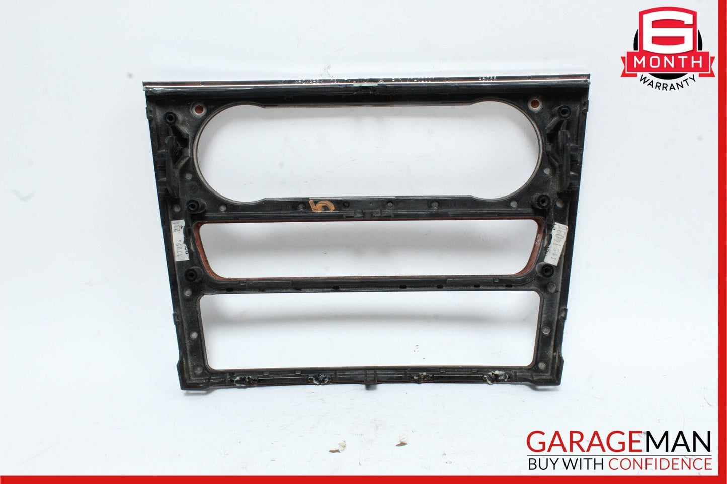 06-12 Mercedes GL450 ML350 Center Console Control Trim Bezel Cover Panel Wood