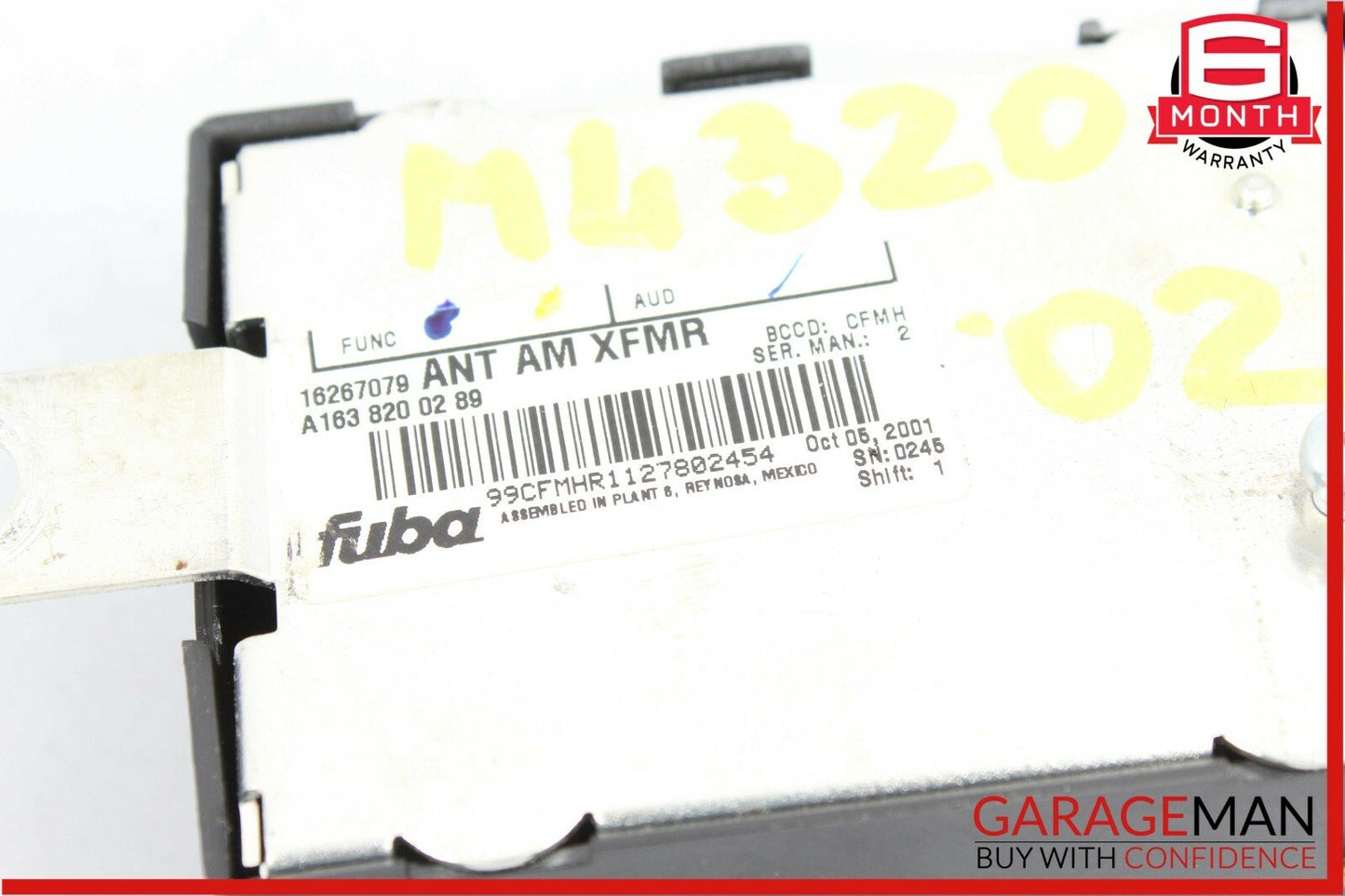 98-03 Mercedes W163 ML320 ML430 ML55 Radio Antenna Amp Amplifier Module Unit OEM