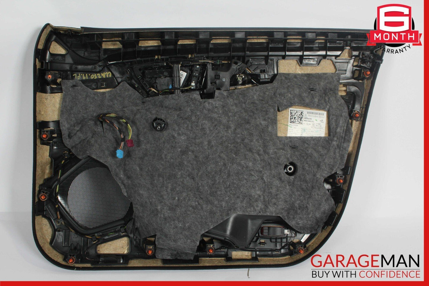 14-19 Mercedes W117 CLA250 Front Left Interior Door Panel Cover Trim Assy Black