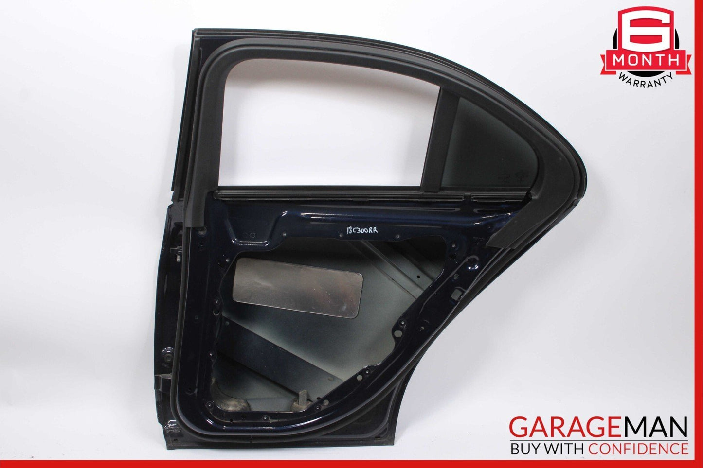 15-18 Mercedes W205 C300 Rear Right Passenger Side Exterior Door Shell Blue OEM