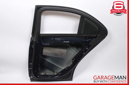 15-18 Mercedes W205 C300 Rear Right Passenger Side Exterior Door Shell Blue OEM