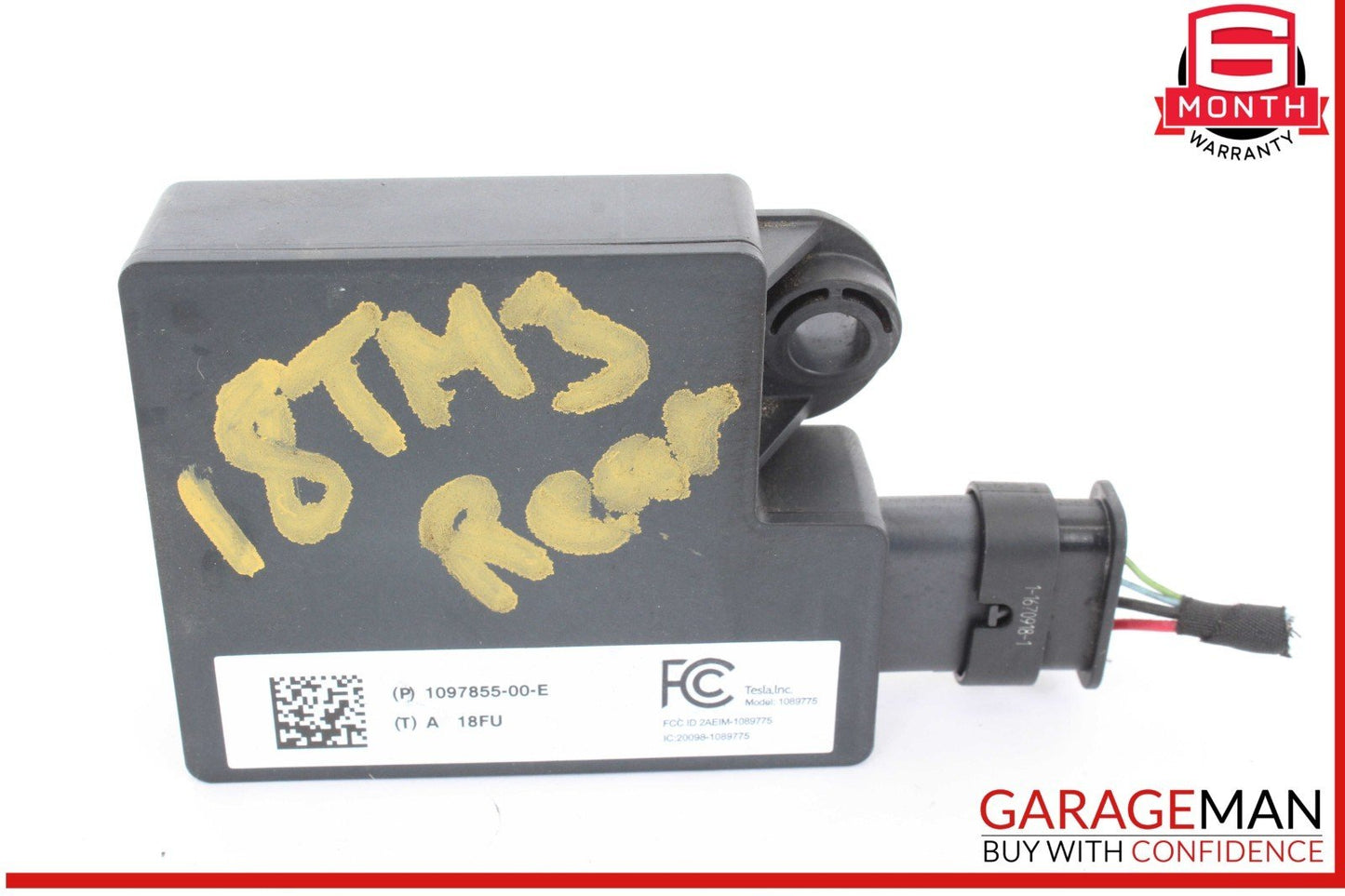 17-23 Tesla Model 3 Rear Bumper BCM Body Control Module Unit 109785500E OEM