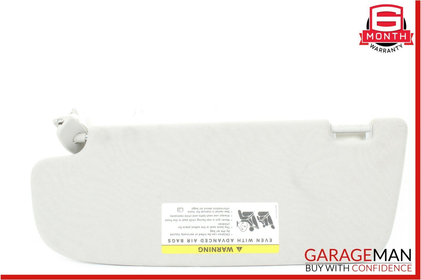 07-13 Mercedes S550 CL550 Front Right Sun Visor Sunvisor Shade Cover Grey Suede