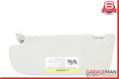07-13 Mercedes S550 CL550 Front Right Sun Visor Sunvisor Shade Cover Grey Suede