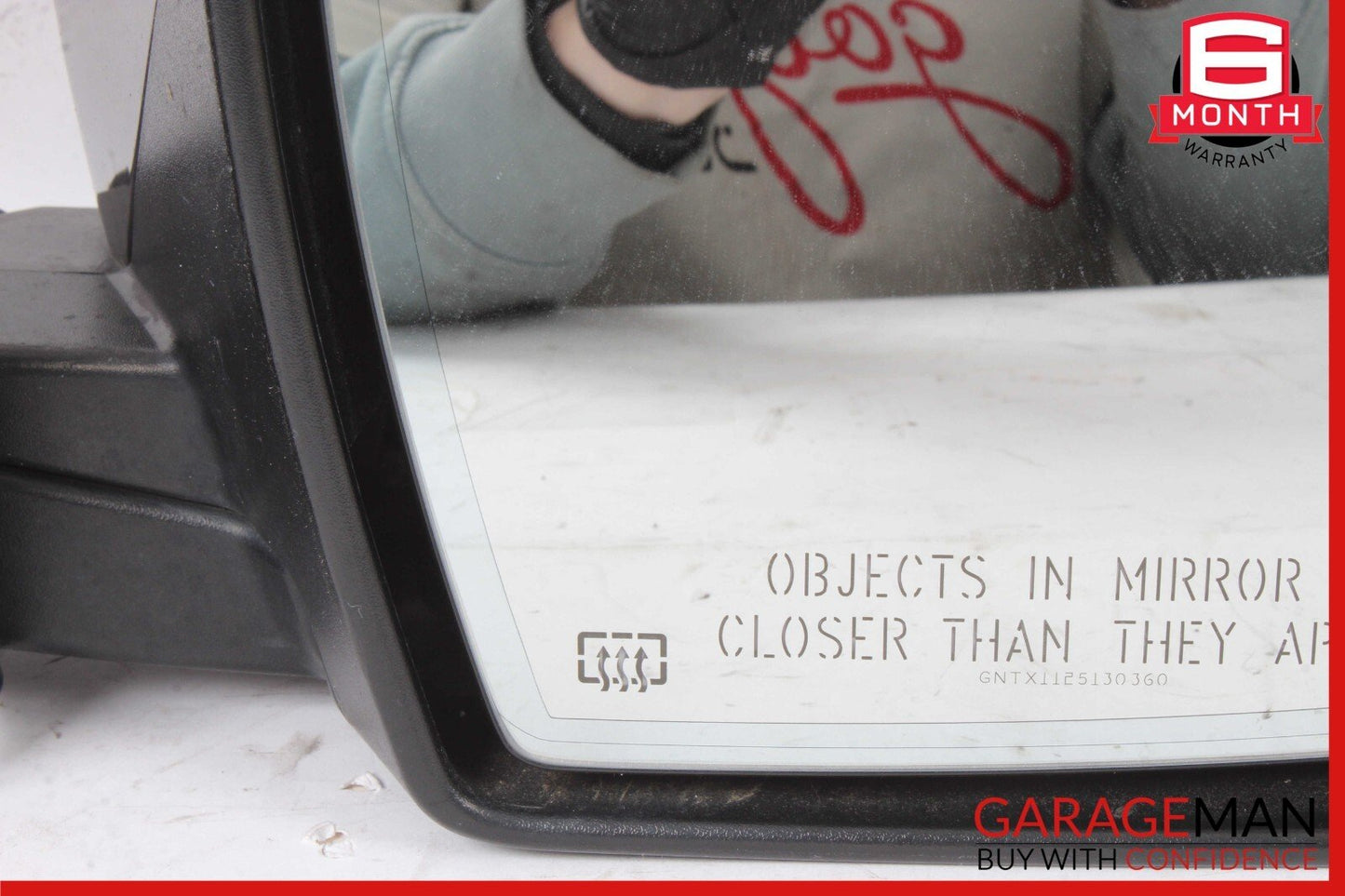 14-17 Maserati Ghibli Front Right Side Mirror Door Rear View Black OEM