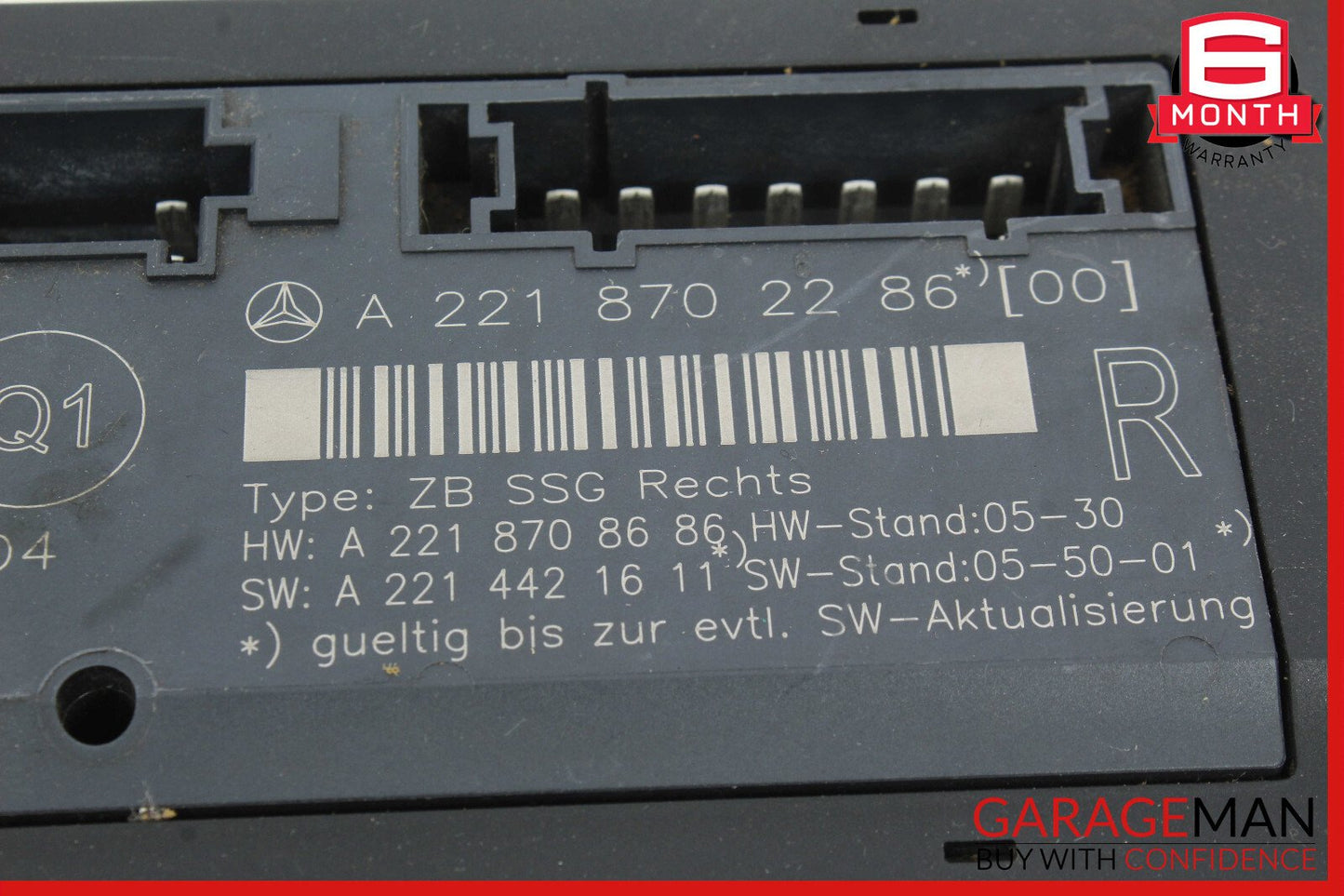 07-13 Mercedes W221 S550 Front Right Side Under Seat Control Unit OEM