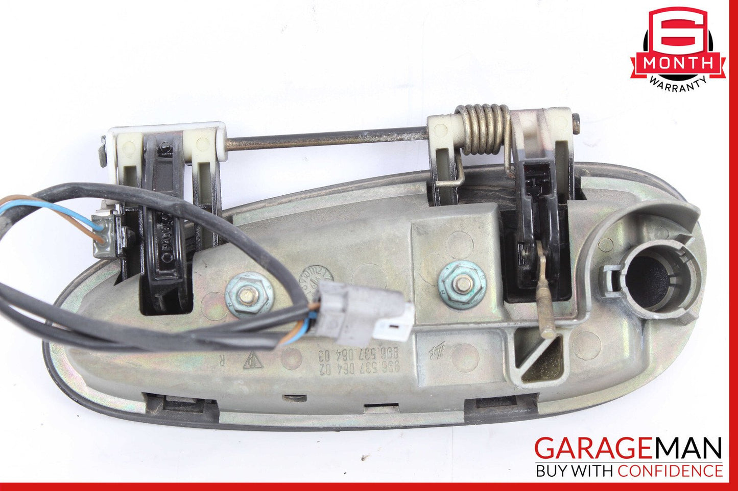 97-04 Porsche Boxster 986 Front Right Side Exterior Door Handle Assy Black OEM