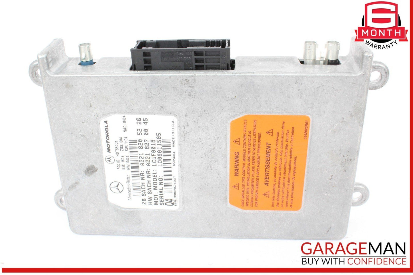 05-14 Mercedes W215 CL500 E350 SL550 Voice Communication Control Module Unit OEM