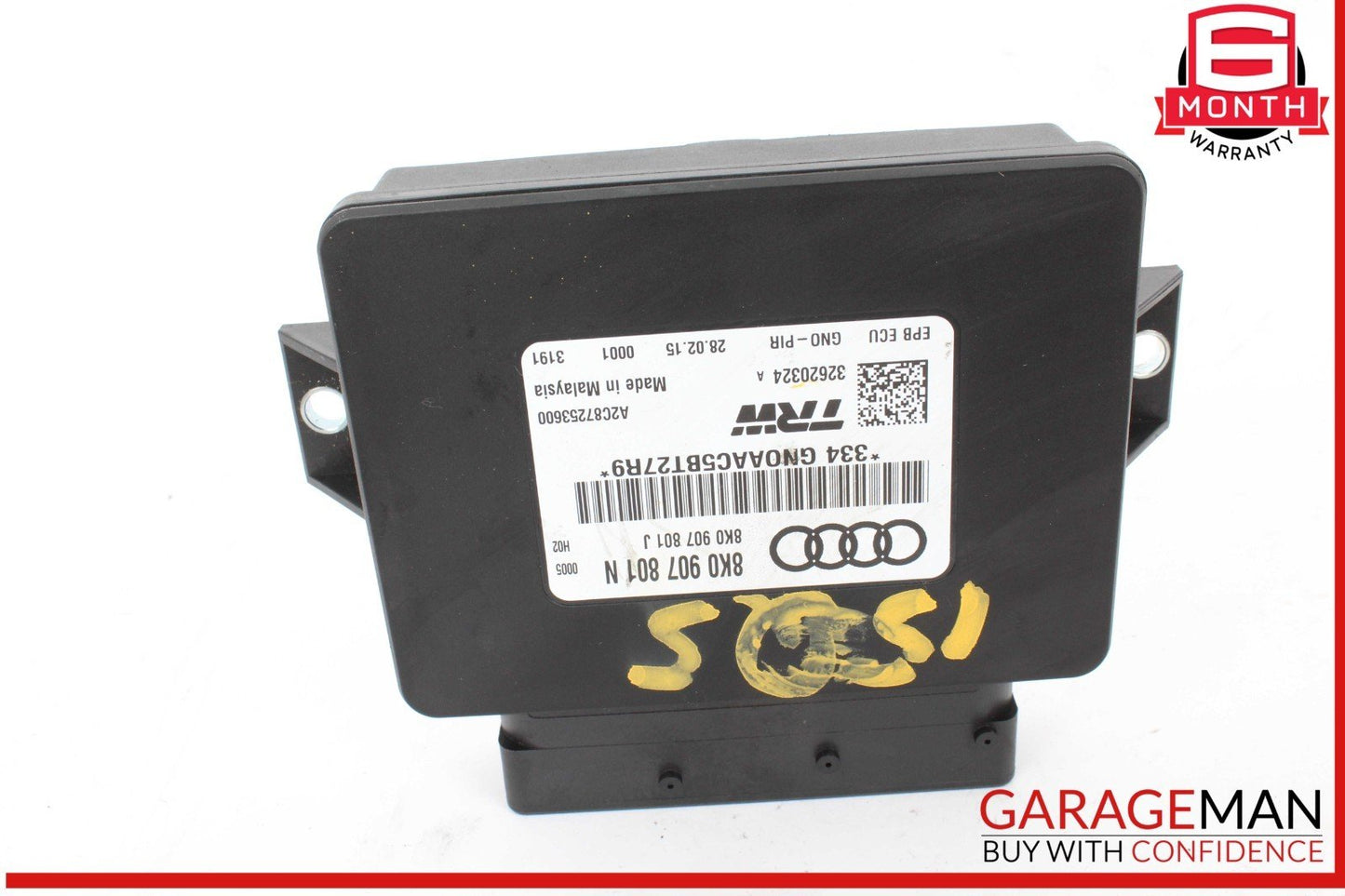13-17 Audi Q5 Parking Brake Control Module Unit 8K0907801N OEM