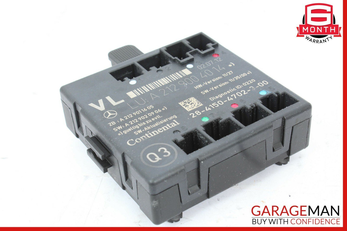 08-17 Mercedes W204 C250 Front Left Side Door Control Module 2129006318 OEM