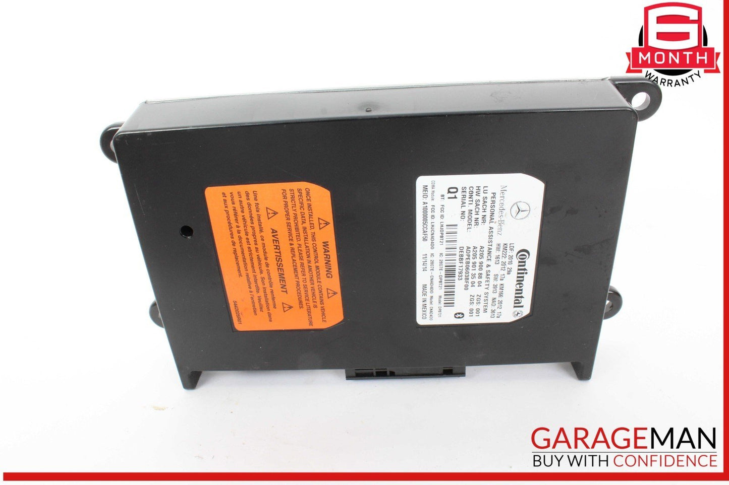 15-19 Mercedes W205 C300 Communication Voice Control Module 2059008804 OEM