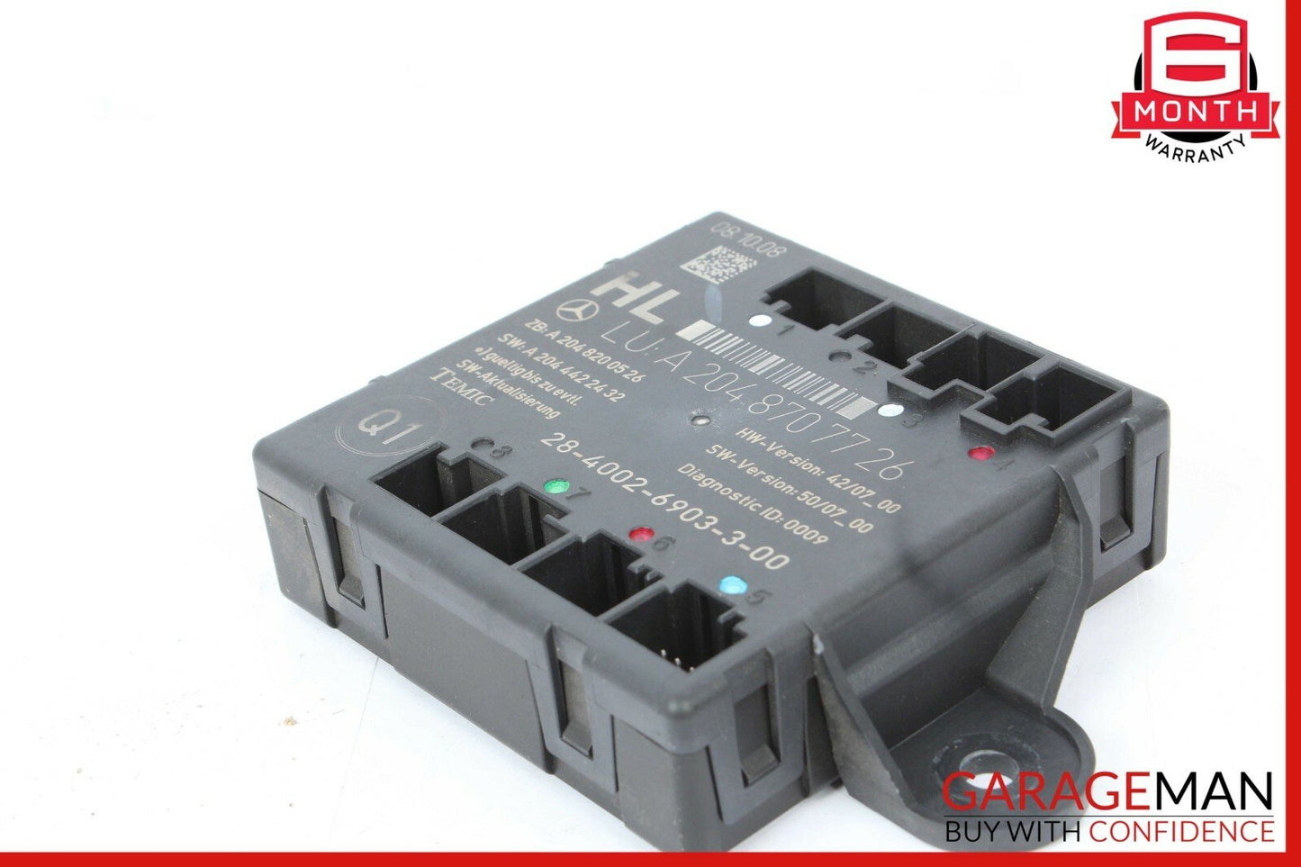 08-11 Mercedes W204 C300 C63 AMG Rear Left Side Door Control Module Unit OEM