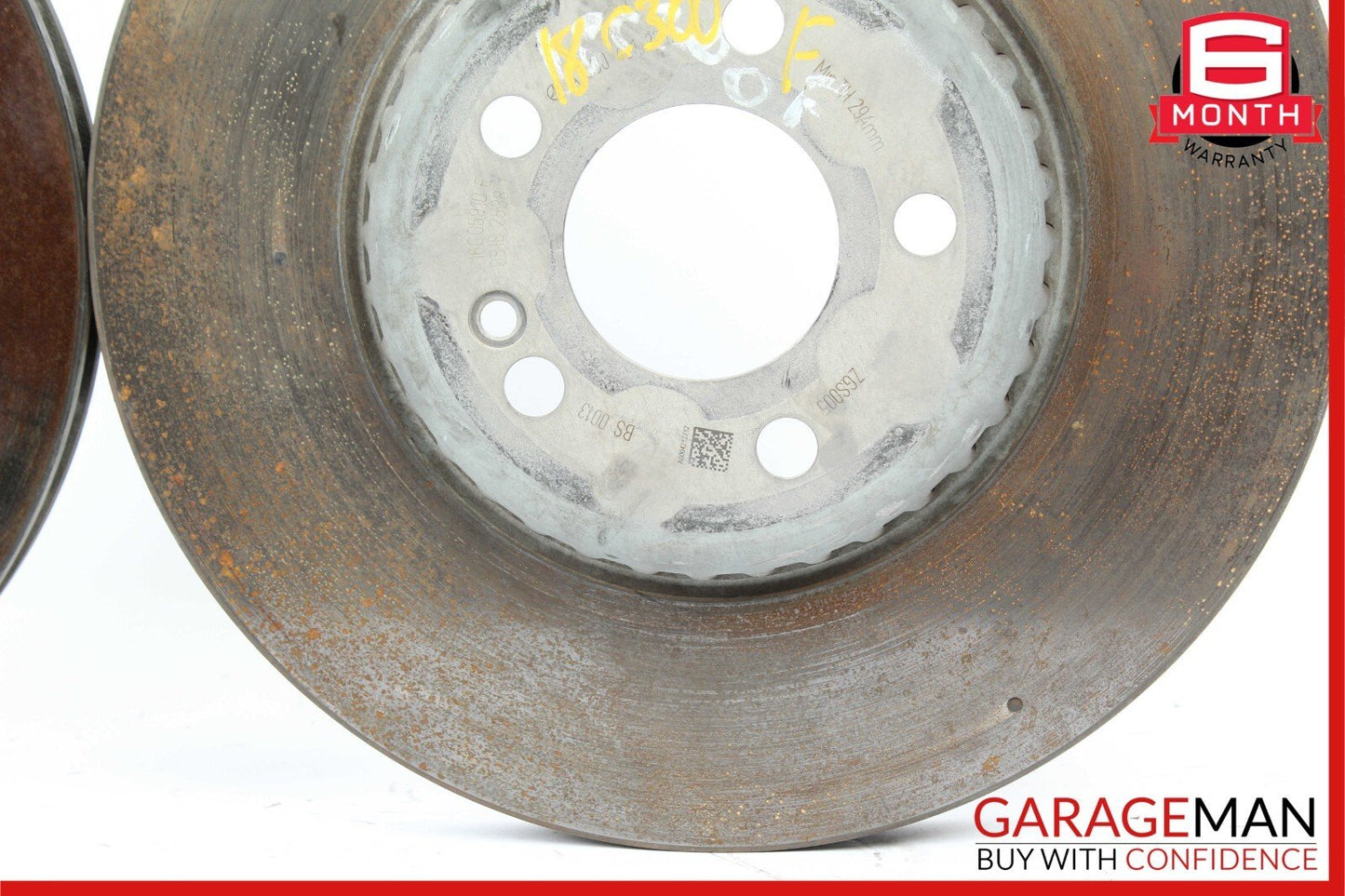 15-20 Mercedes W205 C300 C350e Front Right & Left Side Brake Rotor Disc Set of 2
