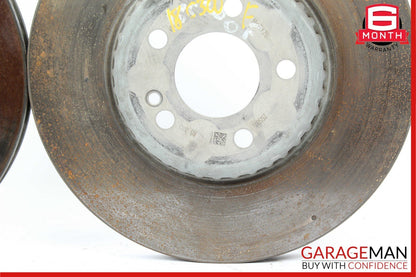 15-20 Mercedes W205 C300 C350e Front Right & Left Side Brake Rotor Disc Set of 2