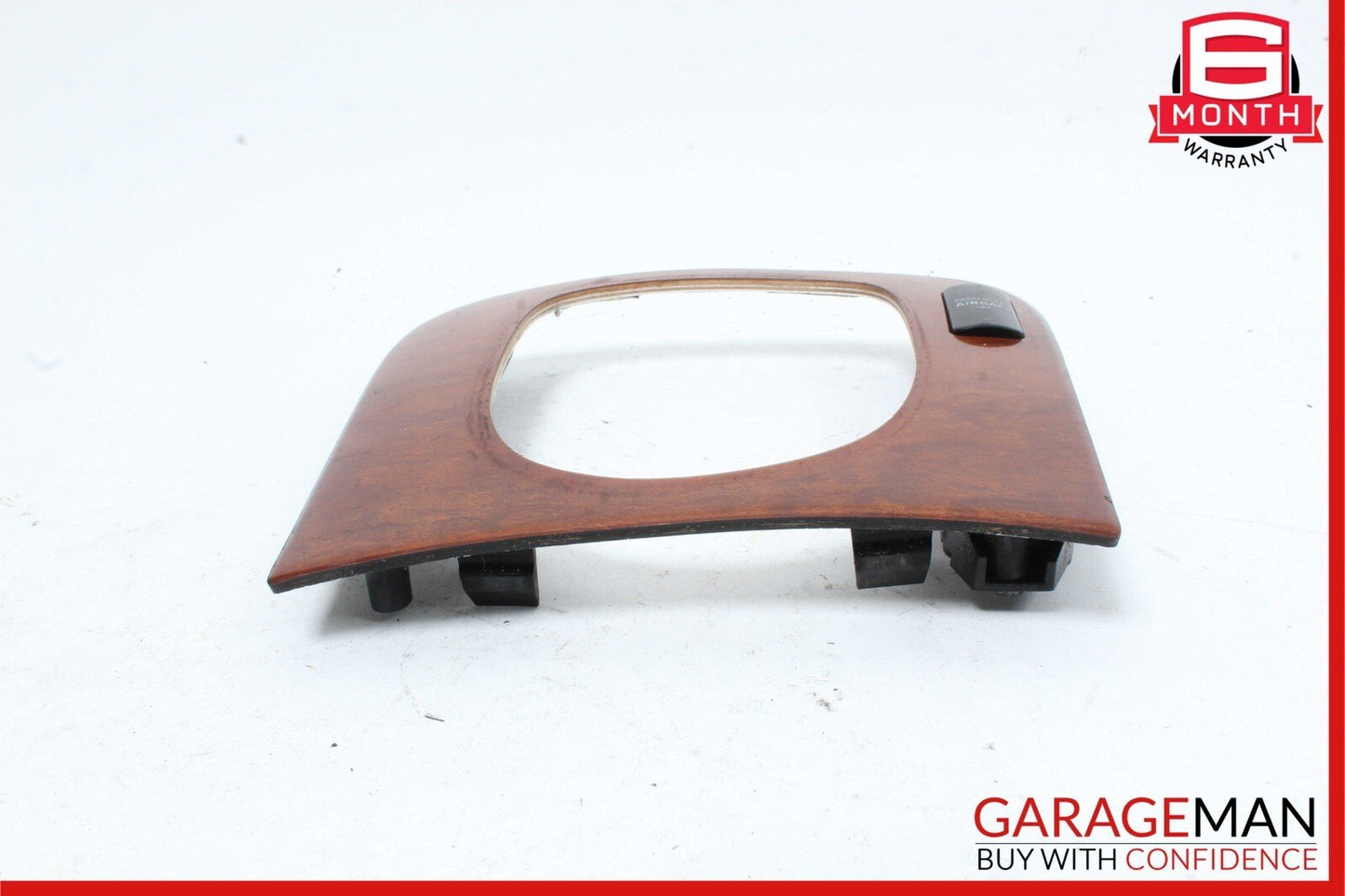 03-06 Mercedes W220 S430 S500 Center Console Shifter Bezel Trim Wood OEM