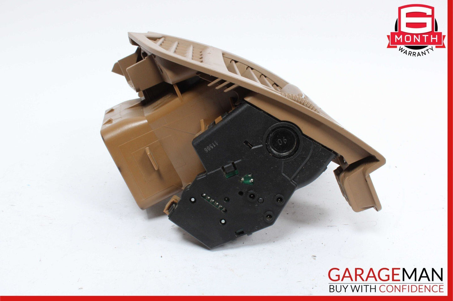 07-14 Mercedes W221 S550 CL600 Front Right Dash A/C Air Vent Trim Grille Brown