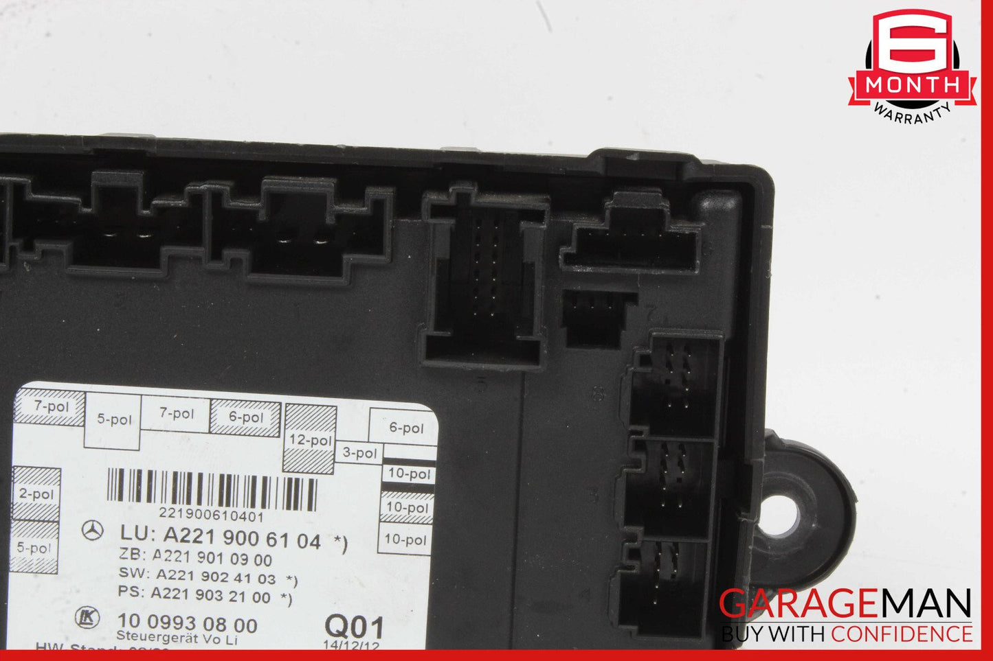 07-13 Mercedes W221 S550 S350 S400 Front Left Door Control Module 2219007301 OEM