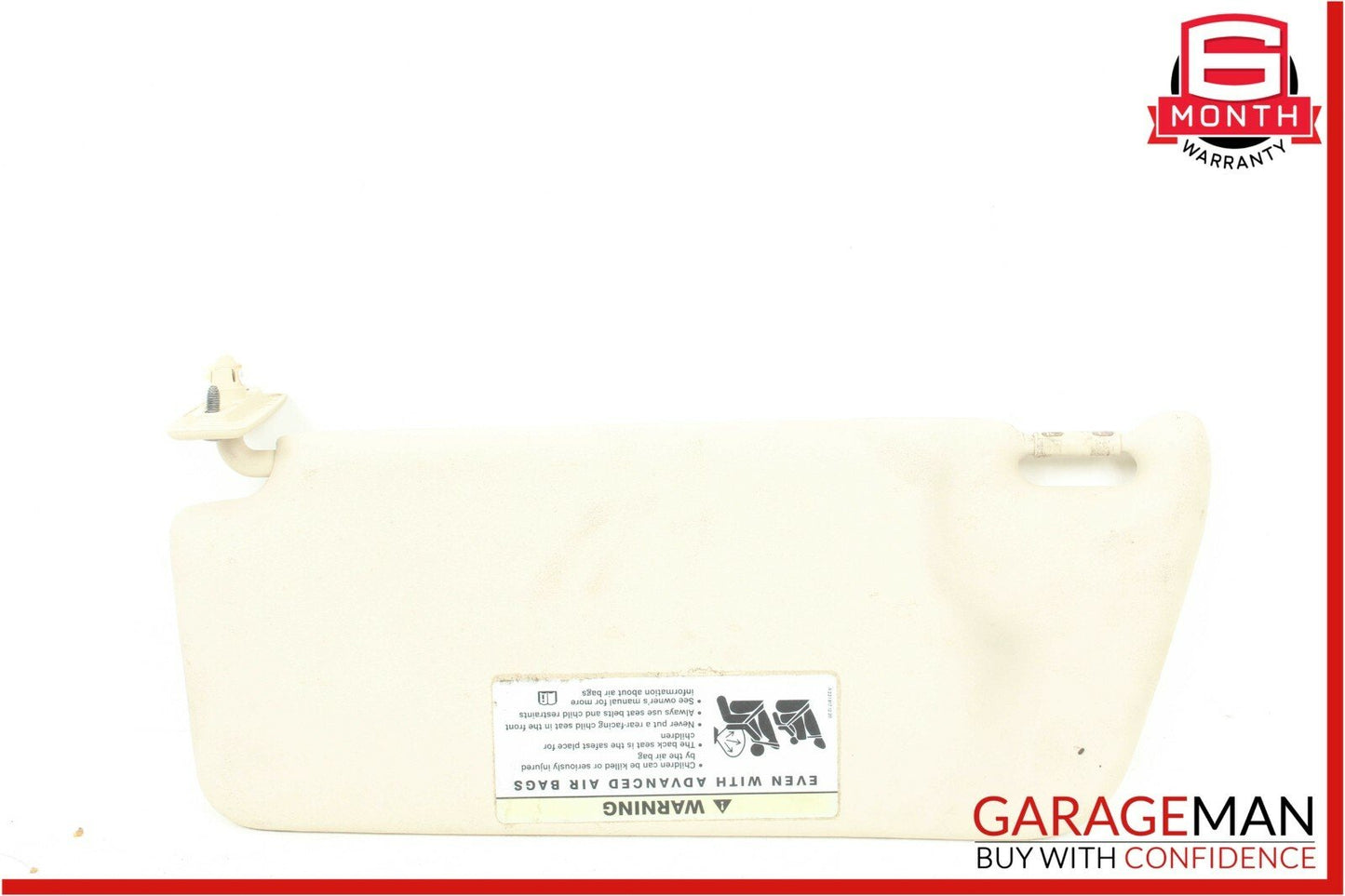 02-09 Mercedes W209 CLK350 C230 Sunvisor Sun Visor Right Passenger Side Beige