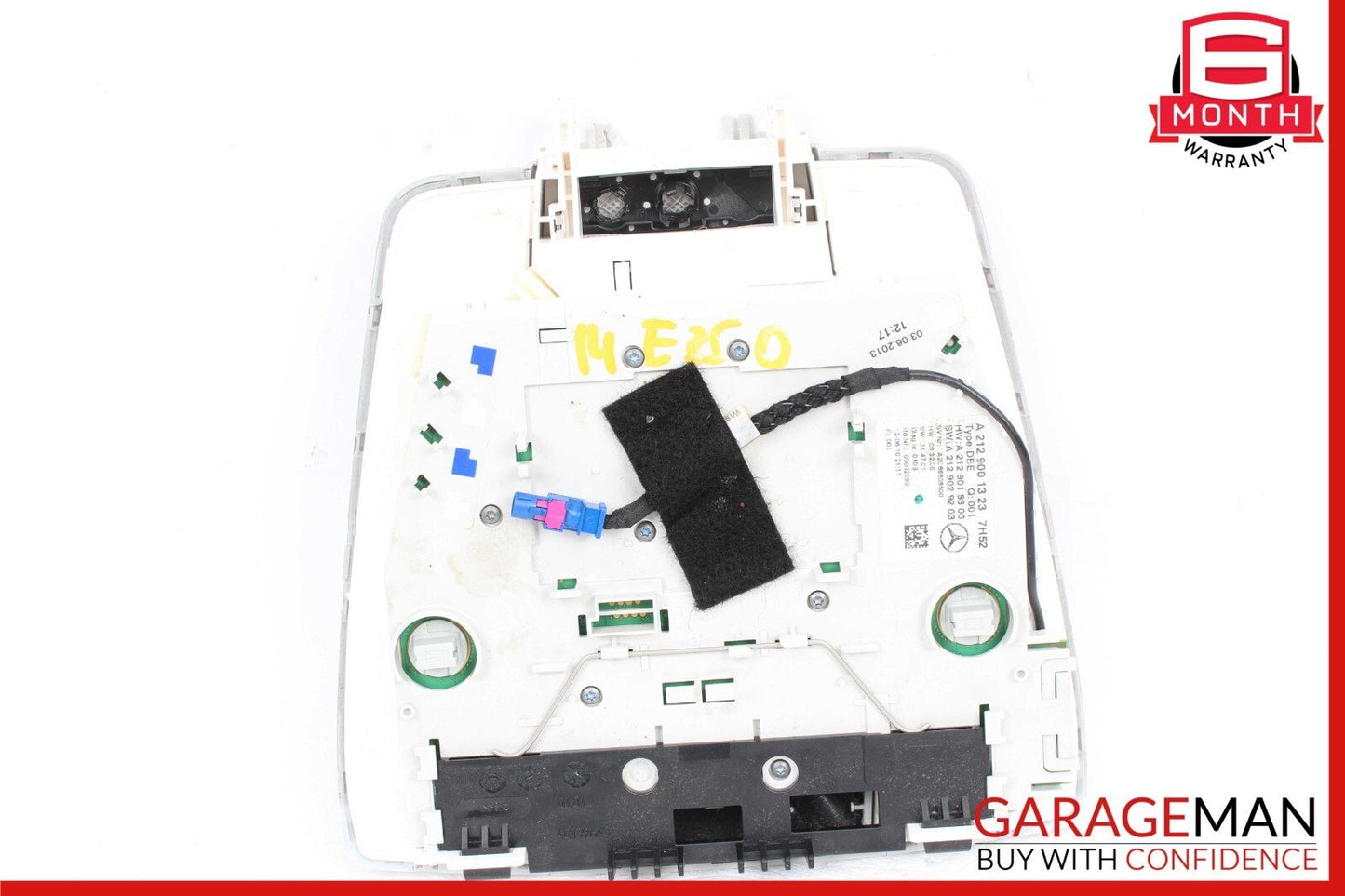 12-18 Mercedes W212 E350 CLS550 E400 CLS400 Front Overhead Dome Light Lamp Grey
