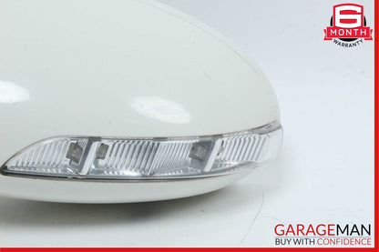 07-09 Mercedes W221 S550 Front Left Side Mirror Rear View Door Calcite White