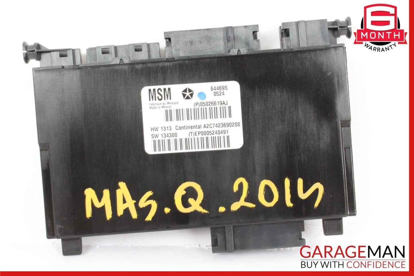 14-17 Maserati Quattroporte Front Left Side Seat Control Controller Module Unit