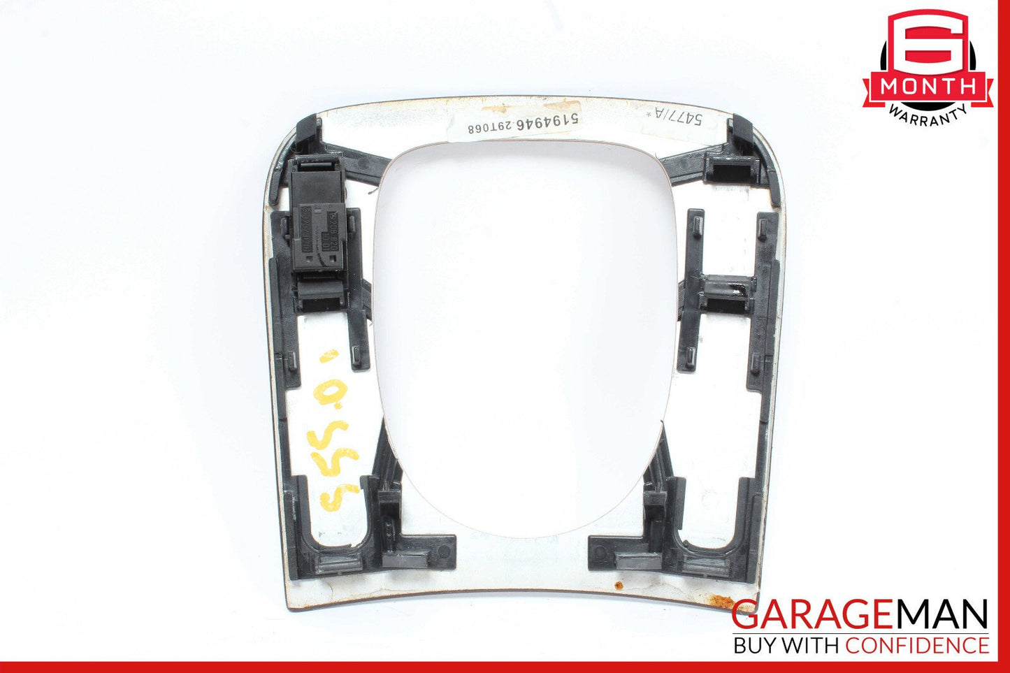 00-06 Mercedes W220 S55 S500 Front Center Console Shift Shifter Trim Bezel Wood