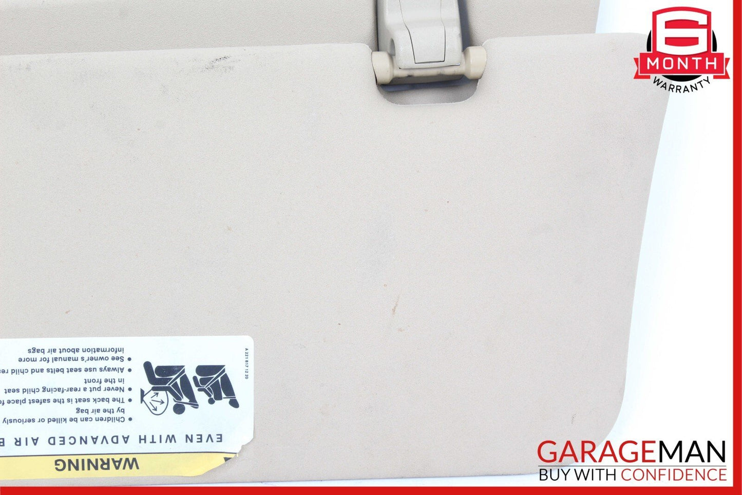 07-12 Mercedes X164 GL450 ML320 Front Right Side Sunvisor Sun Visor Shade OEM