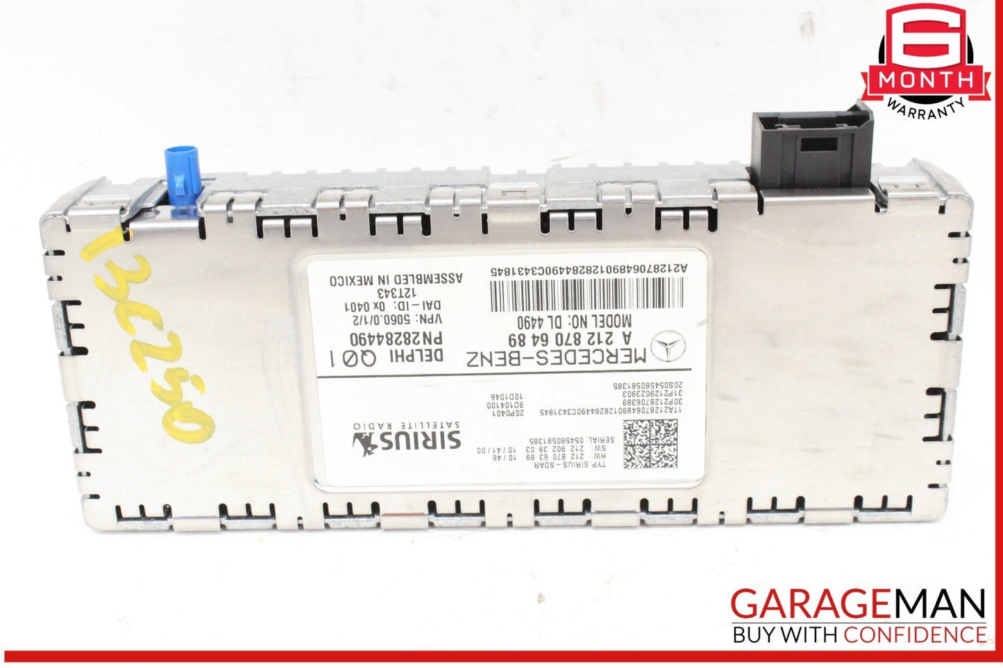 12-14 Mercedes W204 C250 CGI  Sirius Satellite Radio Receiver 2128706489 OEM