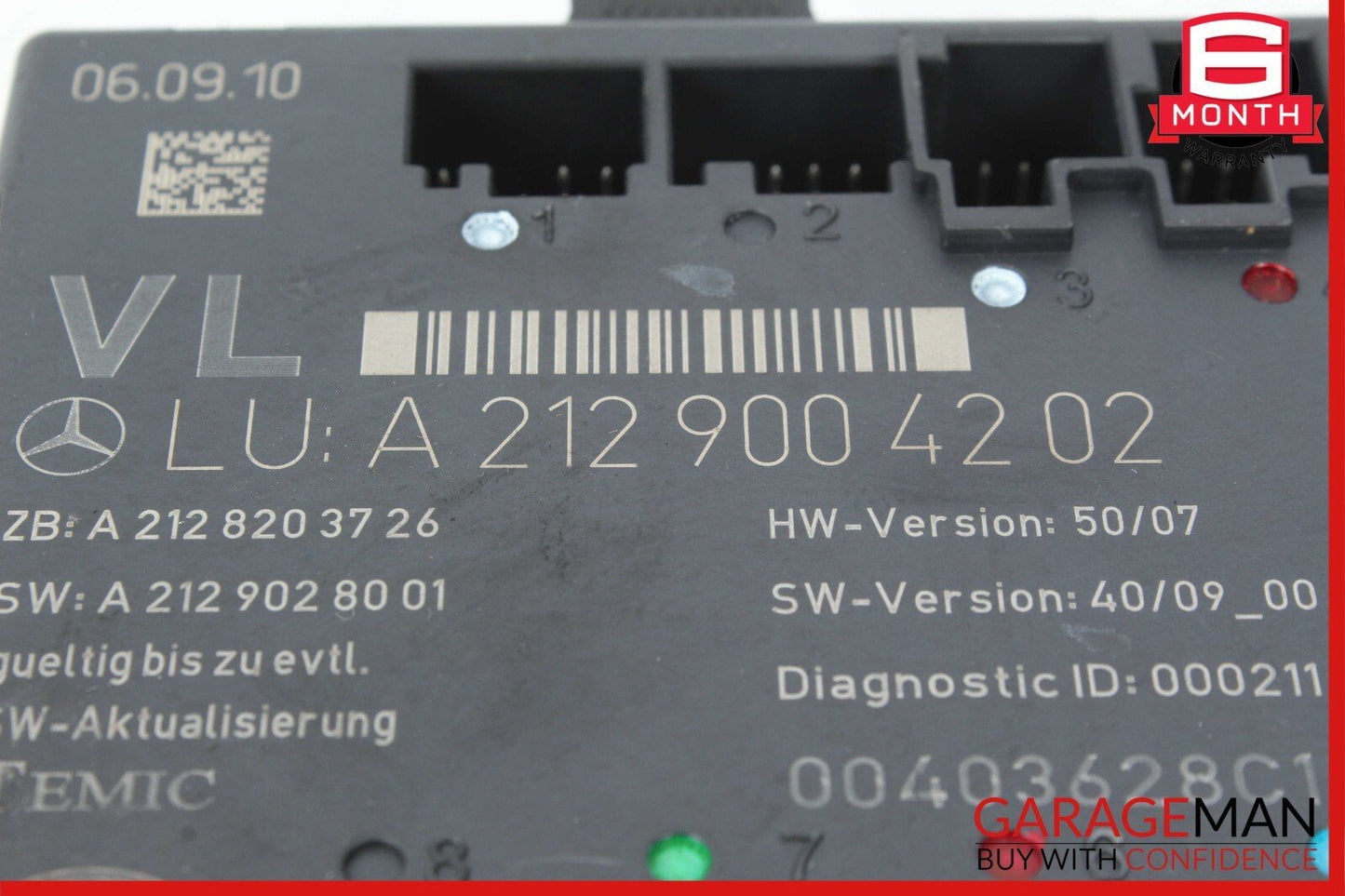 08-18 Mercedes W204 C300 SLK350 E400 Front Left Side Door Control Module OEM