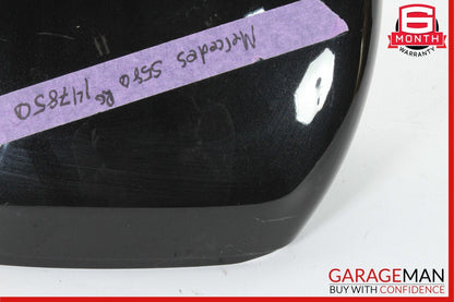 21-23 Mercedes W223 S580 Front Left Side Mirror Cover Trim Panel Black OEM