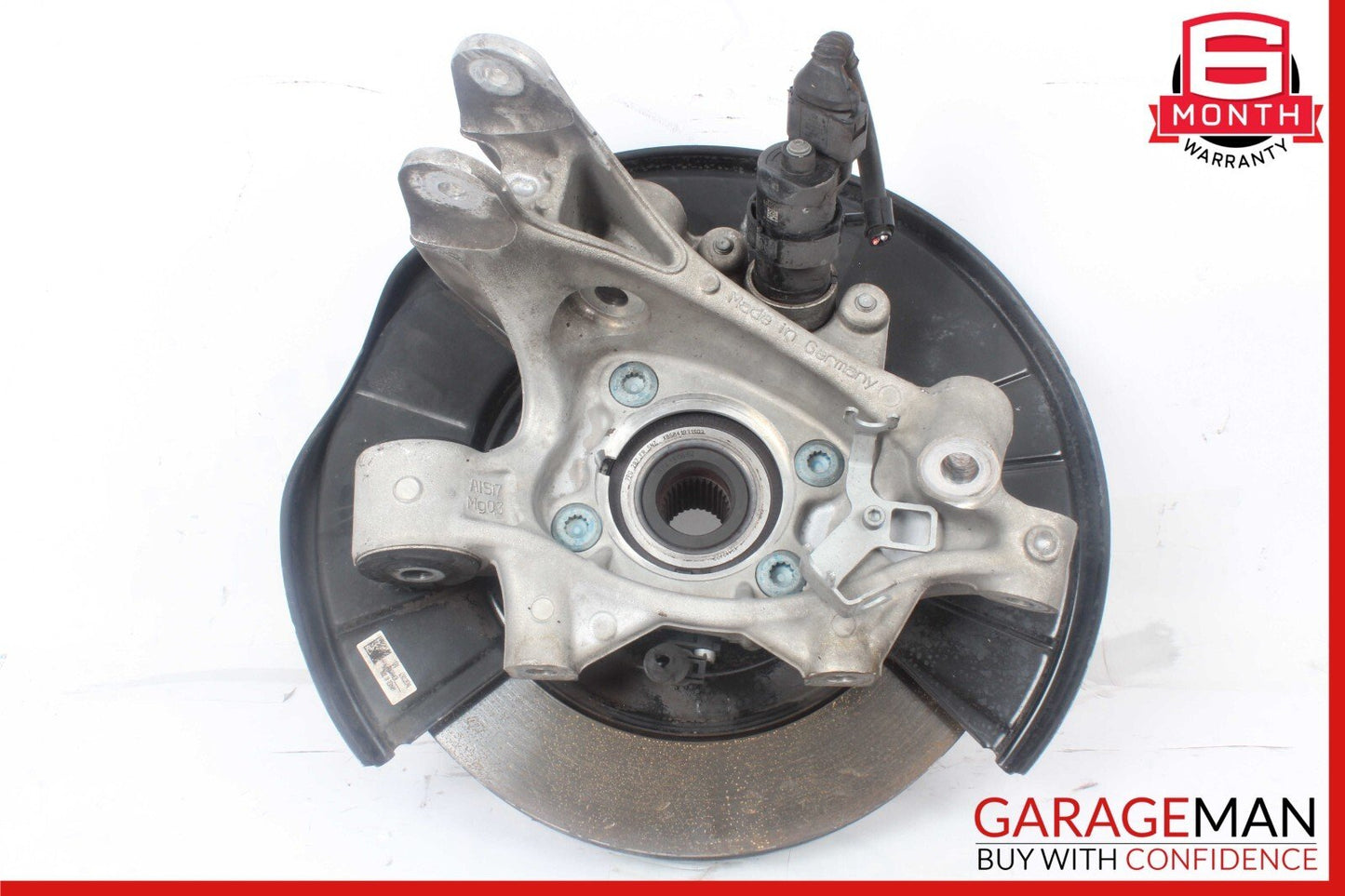 11-18 Porsche Cayenne 958 S Rear Left Driver Side Wheel Spindle Knuckle Hub OEM